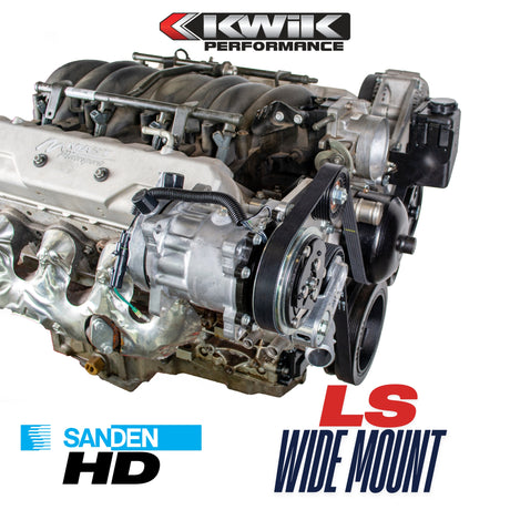 LS Wide Mount HD AC Bracket - Camaro F-Body (98-02) / GTO (04-06) - K10471