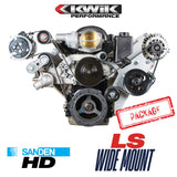 LS Truck Pull-Out Serpentine Package - Sanden HD - (Includes water pump and balancer) - K10560