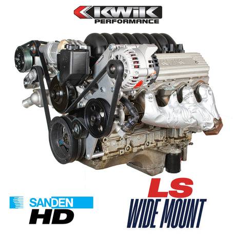 LS3 Crate Engine Serpentine Package - Sanden HD - K10559