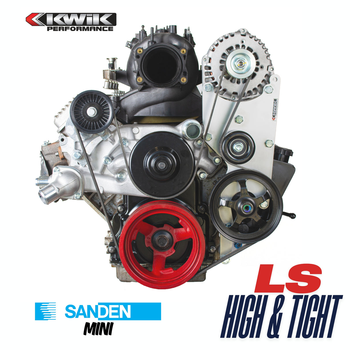 LS High and Tight Alt/PS (P-series) Bracket - Truck (99-13) / Camaro (10-15) - K10611