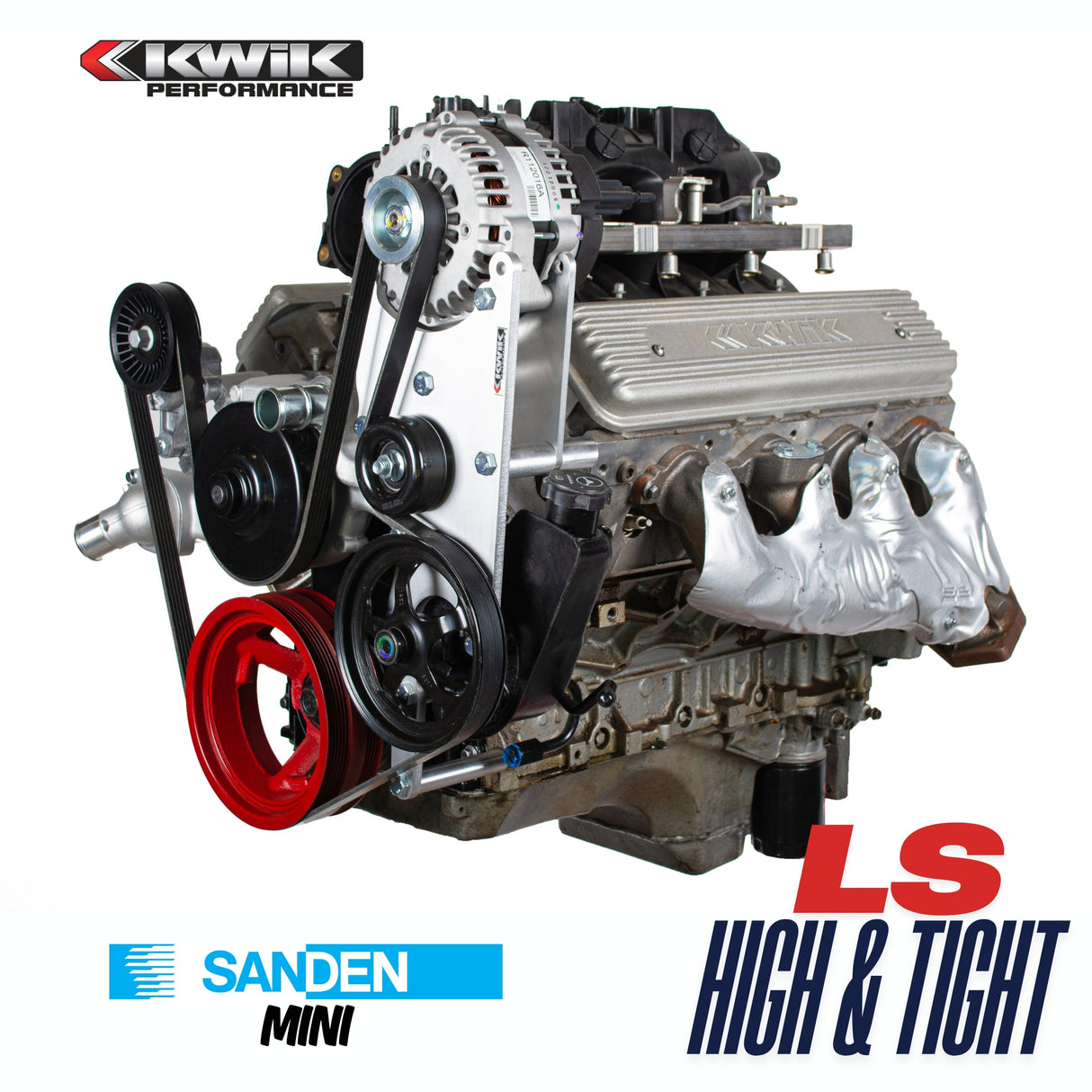 LS High and Tight Alt/PS (P-series) Bracket - Truck (99-13) / Camaro (10-15) - K10611