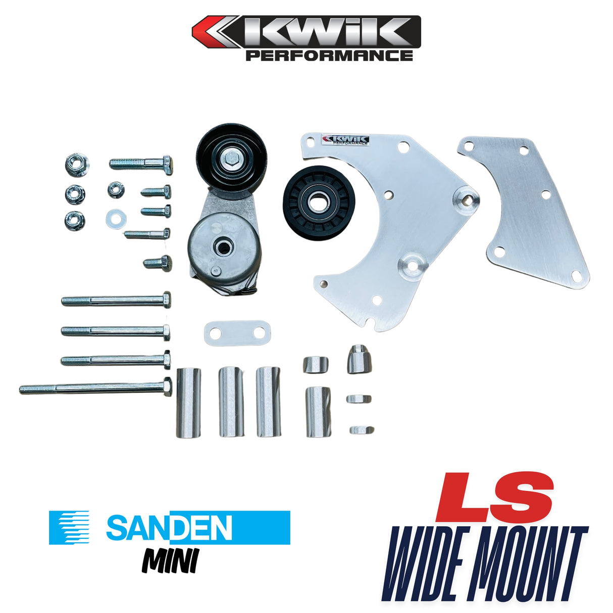 LS Wide Mount Mini AC Bracket - Corvette (97-13) - K10673