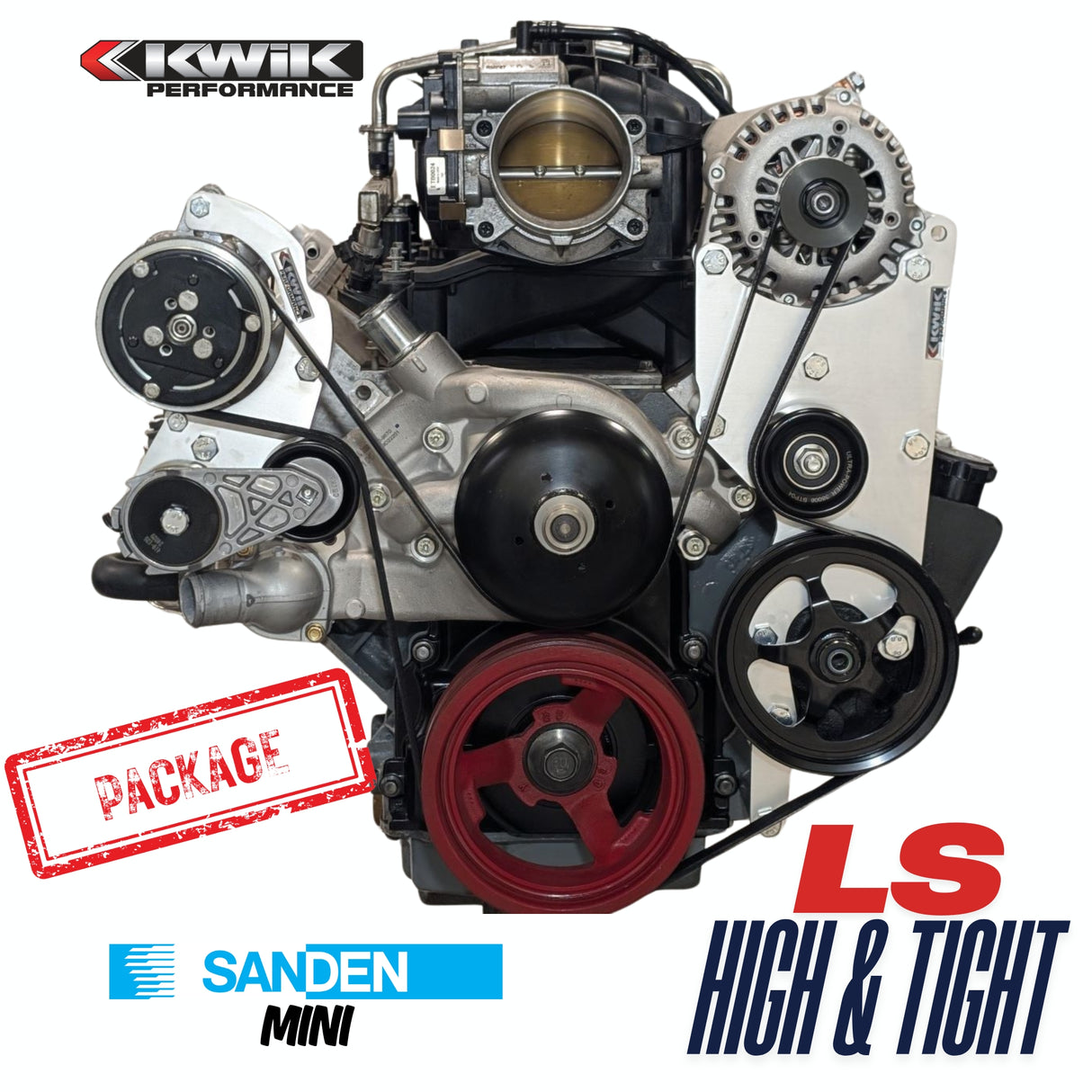 LS High and Tight Serpentine Package - Truck (99-13) / Camaro (10-15) - K10741