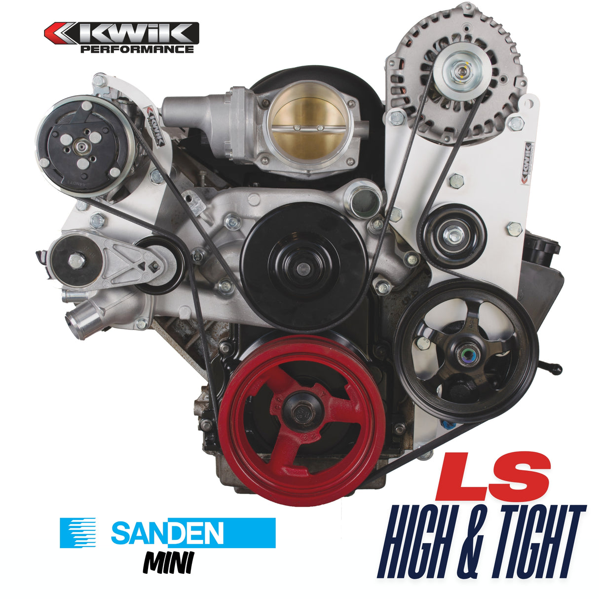 LS High and Tight Alt/PS (P-series) Bracket - Truck (99-13) / Camaro (10-15) - K10611